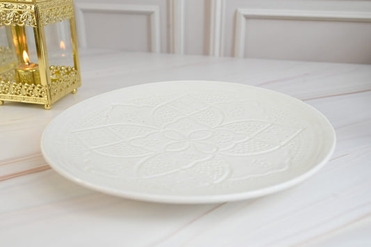 Grande Assiette Creuse Rosée de l'Aube